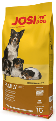 Josera JosiDog Family - Сухой корм для кормящих самок и щенков всех пород, 15 кг