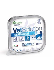 Monge Vetsolution Wet Dermatosis feline - Ветеринарные консервы для кошек с дерматологическими заболеваниями, 100 г