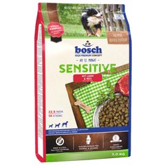 Bosch Sensitive Lamb and Rice - Корм з ягням та рисом для дорослих собак, схильних до алергії, 15 кг