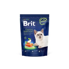 Brit Premium by Nature Cat Sterilized Salmon - Сухой корм для взрослых стерилизованных кошек с лососем, 1.5 кг