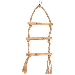 Flamingo Parakeet Toy Rope Swing ФЛАМІНГО МОТУЗЯНА ГОЙДАЛКА іграшка для папуг (0.06кг ( 40х12,5 см))