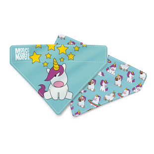 Бандана для собак на ошейник Max & Molly Bandana Unicorn с принтом Единорог, S