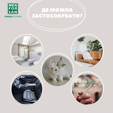 Засіб для усунення неприємних запахів Menforsan Odor Eliminator Spray, 250 мл