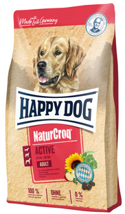 Happy Dog NaturCroq Active - Сухий корм для дорослих активних собак з м'ясом домашньої птиці, 15 кг