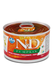 Вологий корм для цуценят Farmina Chicken & Pumpkin Puppy Mini з куркою та гарбузом, 140 г