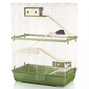 Imac Pet Клетка для крыс, пластик, зеленый, 80*48,5*108,5 см