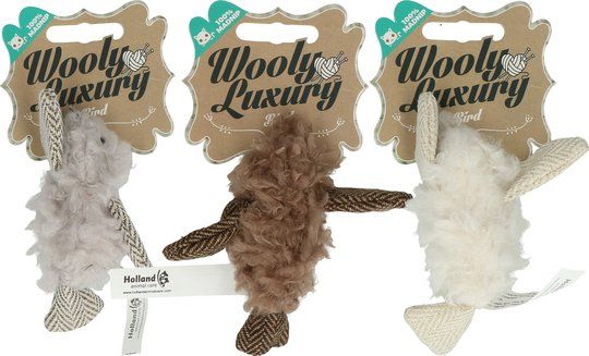 Wooly Luxury Bird Игрушка для кошек Шерстяная птичка