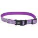 Coastal Lazer Brite Reflective Collar - Светоотражающий ошейник для собак Фиолетовая ромашка, 1,6 см * 30-46 см