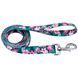 Coastal Pet Attire Styles - Поводок для собак с принтом Тропические цветы, 1 см * 1,2 м