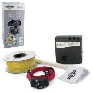 PetSafe In-Ground Fence - Проводной электронный забор для собак весом от 3,6 кг, 4 уровня воздействия, для площади 1300 кв.м