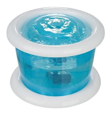 Trixie TX-24464 поилка-автомат "Bubble Stream" создает пузырьки (пластик) 3л, голубой / белый