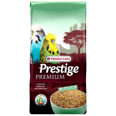 Versele-Laga Prestige Premium Вudgies - Повнораціонний корм для хвилястих папуг, 20 кг