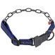 Sprenger Adjustable Collar with Assembly Chain - Регулируемый ошейник с нейлоном для собак, среднее звено, вороненая сталь (3 мм, 55-60 см)