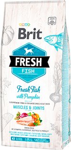 Brit Fresh Fish/Pumpkin Adult Large - Сухой корм для взрослых собак крупных пород с рыбой и тыквой, 2.5 кг