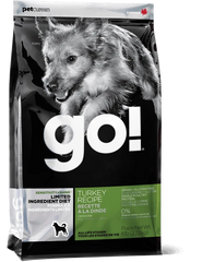 GO! Для щенков и взрослых собак беззерновой с индюшкой (SENSITIVITY + SHI, Turkey Dog Recipe 26/14)