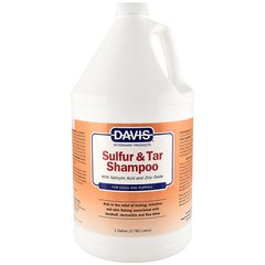 Davis Sulfur & Tar Shampoo ДЕВІС СУЛЬФУР TАР шампунь з сіркою та дьогтем для собак (3,8)