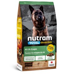NUTRAM T26 Total Grain-Free Lamb & Lentils Dog Food - Сухой беззерновой корм с ягненком и чечевицей для собак
