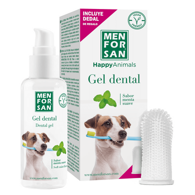 Дентал-гель для чищення зубів собак і котів Menforsan Dental Gel For Dogs & Cats, 60 мл